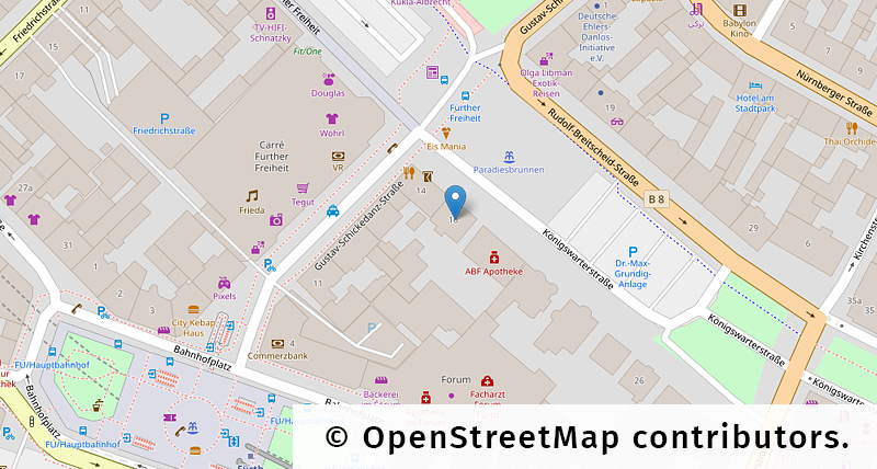Standort auf Open Street Map anzeigen